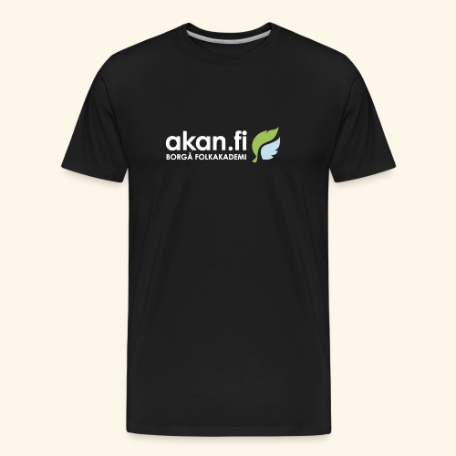 Akan White - Organic T-shirt Ekologisk premium-T-shirt herr