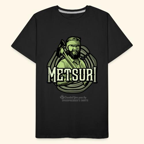 Metsuri Suomi Holzfäller aus Finnland - Männer Premium Bio T-Shirt