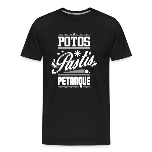 POTOS PASTIS PETANQUE - T-shirt bio Premium Homme