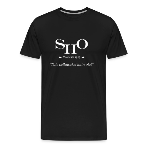 SHO - Tule sellaiseksi kuin olet - Miesten premium luomu-t-paita