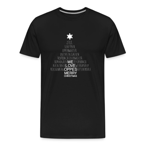 Oppes Weihnachtsbaum - Männer Premium Bio T-Shirt