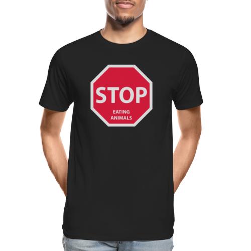 Stop-Eating-Animals - Männer Premium Bio T-Shirt