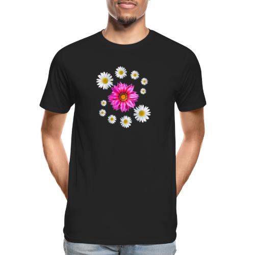 Gazanie Margeriten Blüten Gazanien Gänseblümchen - Männer Premium Bio T-Shirt