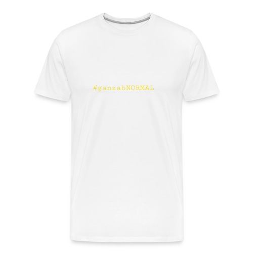 #ganzabNORMAL_Classic - Männer Premium Bio T-Shirt