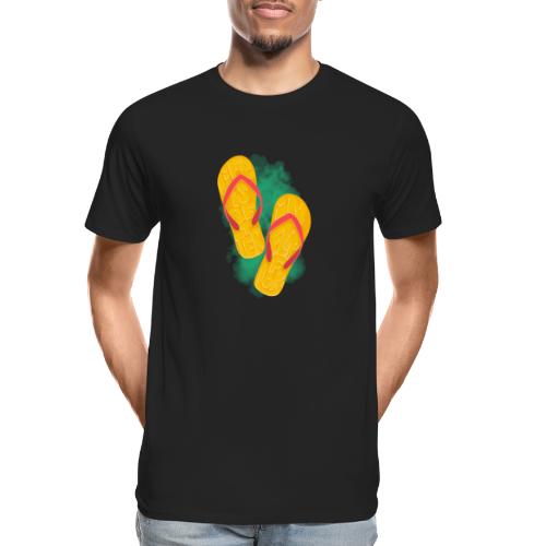 Flip Flops - Männer Premium Bio T-Shirt