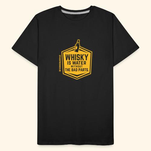 Whisky is water - Männer Premium Bio T-Shirt