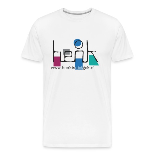 henkisnietgek-logo - Mannen premium biologisch T-shirt