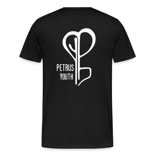 Petrus Vintage Logo - Miesten premium luomu-t-paita