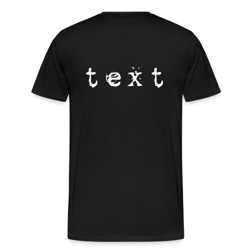 text - Männer Premium Bio T-Shirt