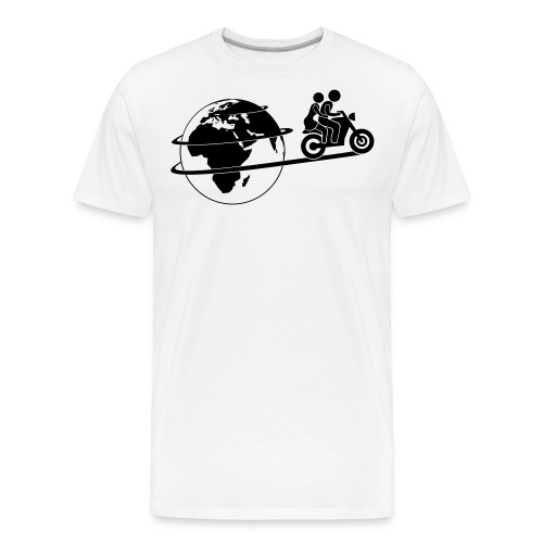 welkugel+moped - Männer Premium Bio T-Shirt