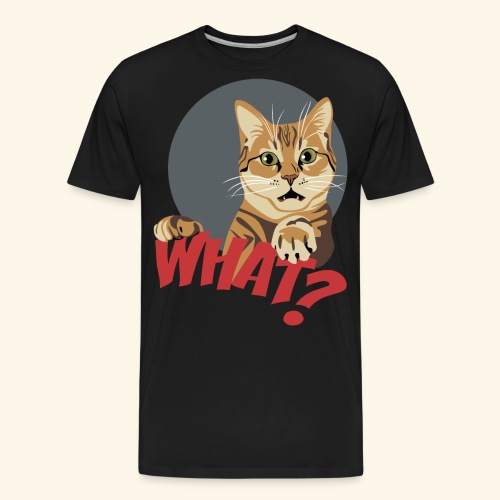 Qué gato - Camiseta orgánica premium hombre