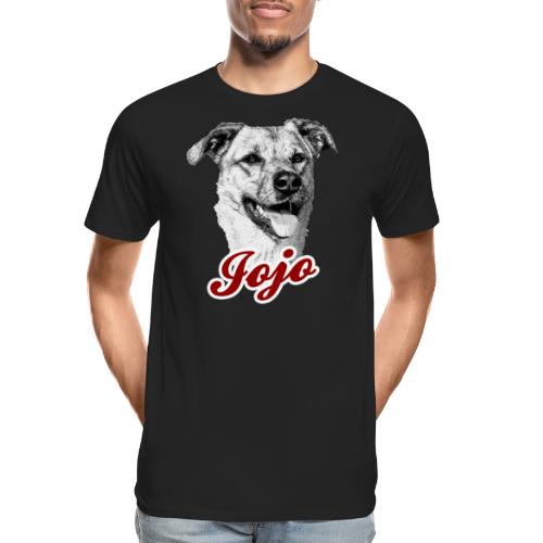 Bronko55 No. 61 – Jojo mit Schriftzug - Männer Premium Bio T-Shirt
