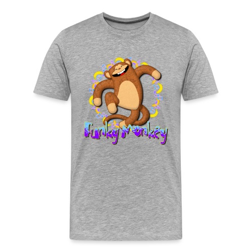 Funky Monkey - Maglietta ecologica premium da uomo