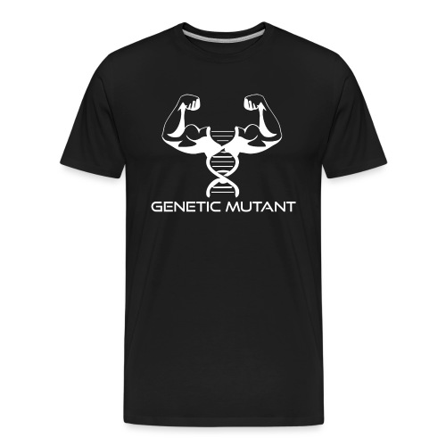Genetic Mutant white - Mannen premium biologisch T-shirt