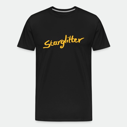 Starglitter - Lettering - Men's Premium Organic T-Shirt