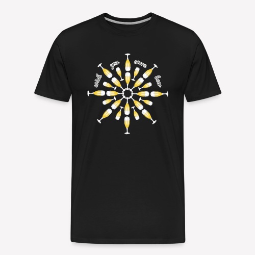 Biertulpen Mandala - Männer Premium Bio T-Shirt