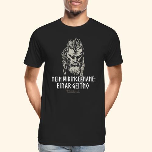 Wikinger Einar Geitno - Männer Premium Bio T-Shirt