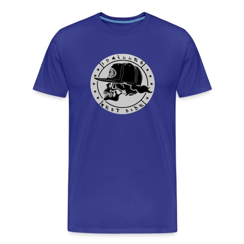 skull 13 milles noir et gris super design - T-shirt bio Premium Homme
