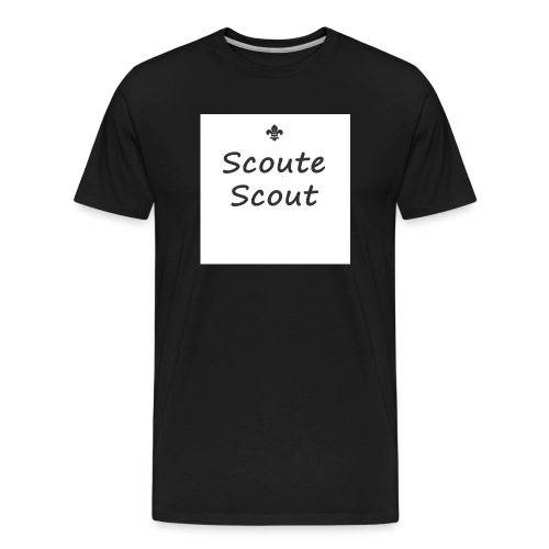 Stoute Scout - Mannen premium biologisch T-shirt