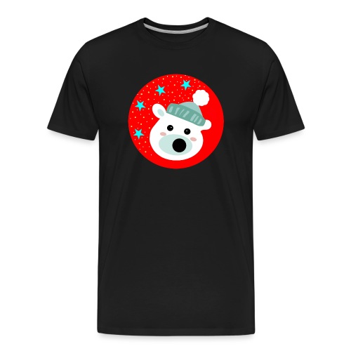 Winter bear - Men's Premium Organic T-Shirt