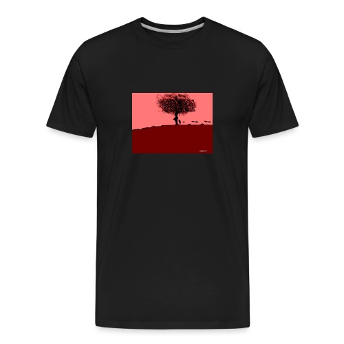 albero_0001-jpg - Maglietta ecologica premium da uomo