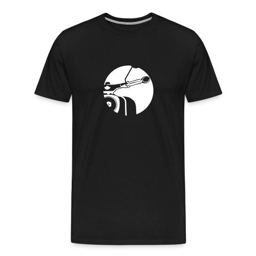 Schwalbe Lampenmaske - Männer Premium Bio T-Shirt