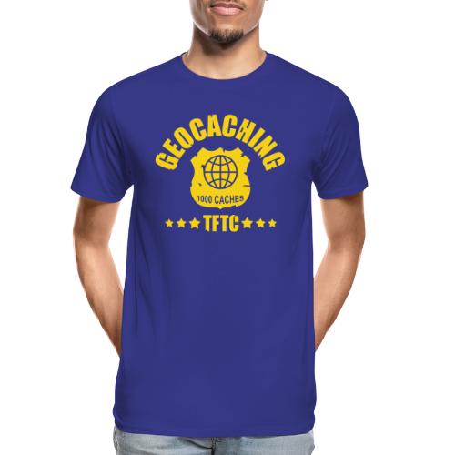 geocaching - 1000 caches - TFTC / 1 color - Männer Premium Bio T-Shirt