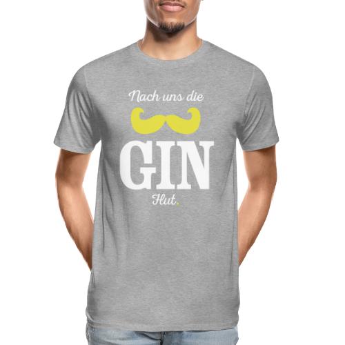 Nach uns die Gin-Flut - Männer Premium Bio T-Shirt