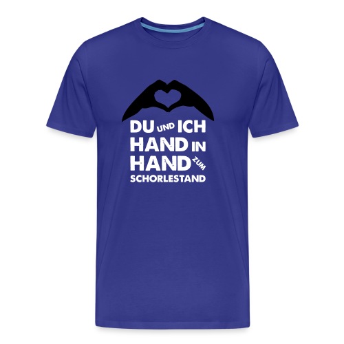 Hand in Hand zum Schorlestand / Gruppenshirt - Männer Premium Bio T-Shirt