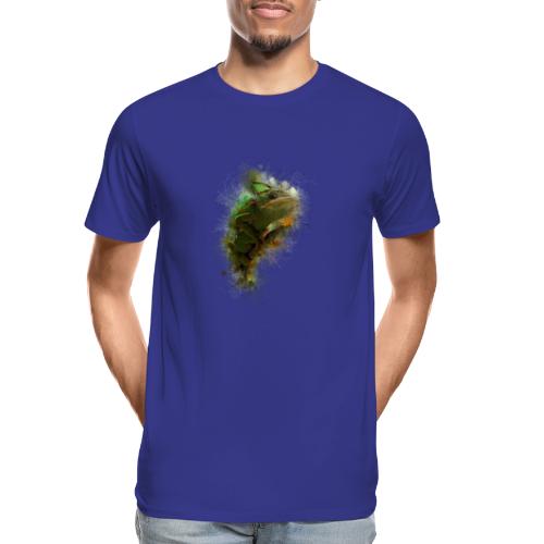 Caméléon peinture watercolor t-shirt chic et choc - T-shirt bio Premium Homme