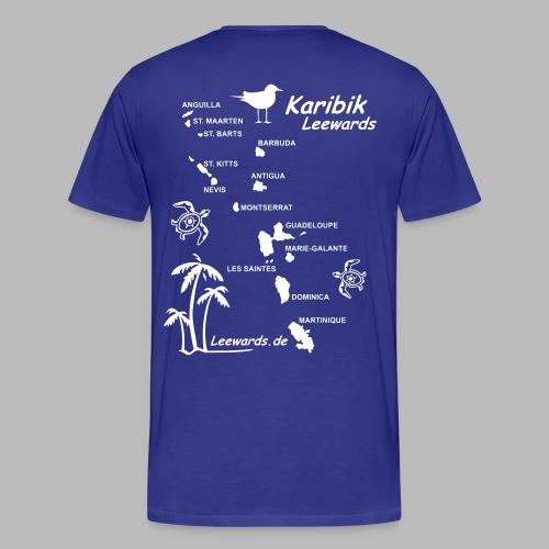 Karibik Leewards Segeln Leward Islands - Männer Premium Bio T-Shirt