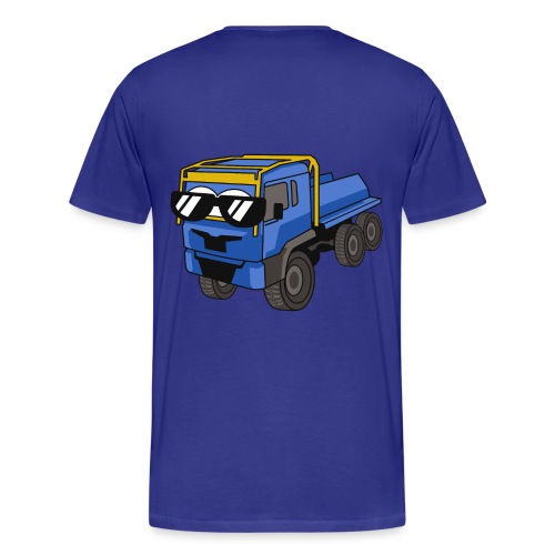 MAN TGA 6X6 TRIAL TRUCK LOOK AND SUNGLASSES EMOJI - Männer Premium Bio T-Shirt