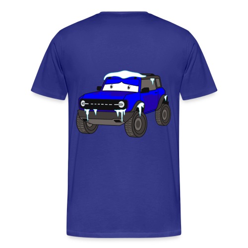 SCALE RC OFFROAD CAR IN WINTER SEASON FROZEN EMOJI - Männer Premium Bio T-Shirt