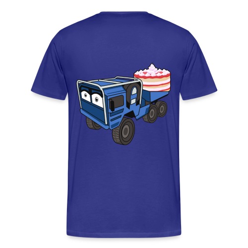 MAN KAT 6X6 TRIAL TRUCK HAPPY BIRTHDAY CAKE EMOJI - Männer Premium Bio T-Shirt