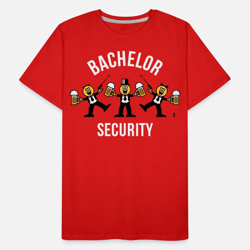 Bachelor Security (Caricature / Dance / 3C / W) Men's Premium Organic T-Shirt