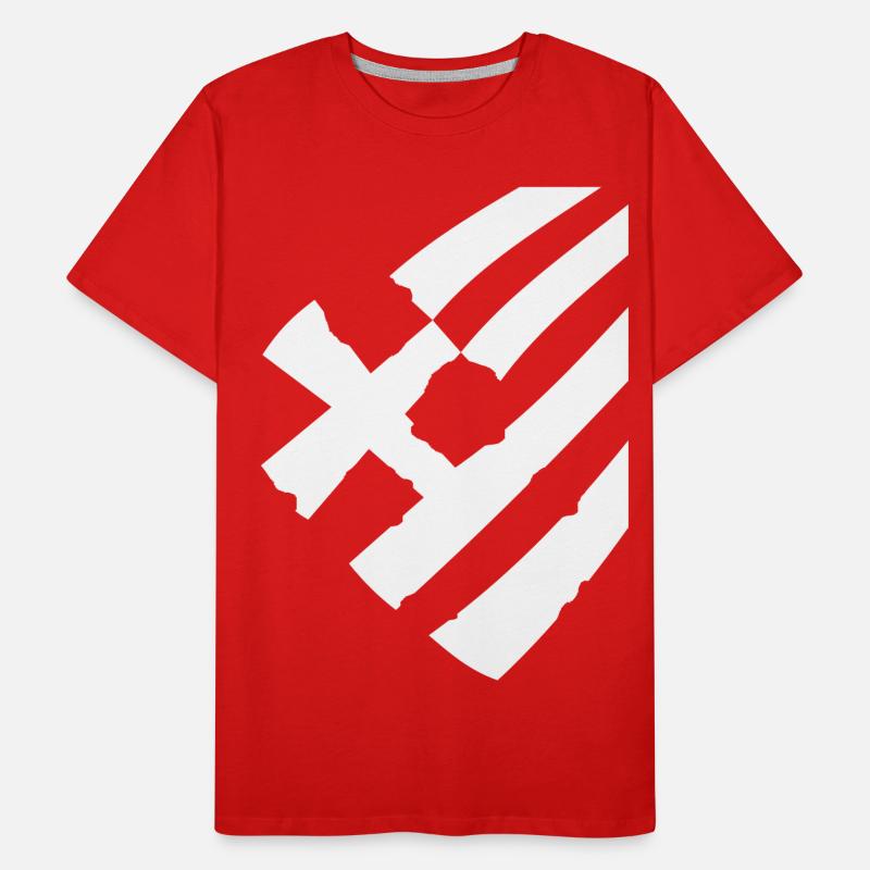 drapeau de la grèce T-shirt bio Premium Homme
