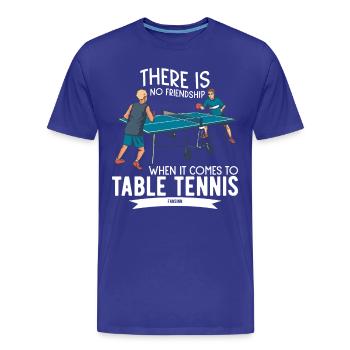 Ping-pong - T-shirt bio Premium Homme - bleu roi - Devant - Damien (186cm)