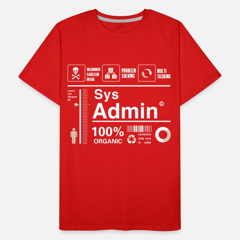 Sys Admin programmier Computer Nerd pc Platine cpu Männer Premium Bio T-Shirt