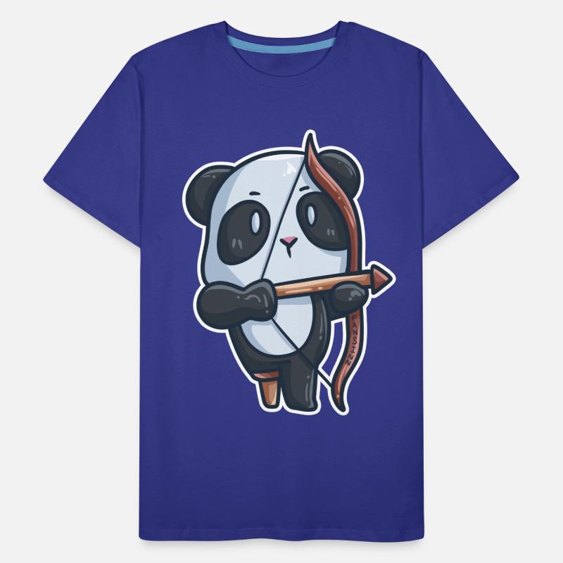 Prothèse d'invalidité Panda Archery T-shirt bio Premium Homme