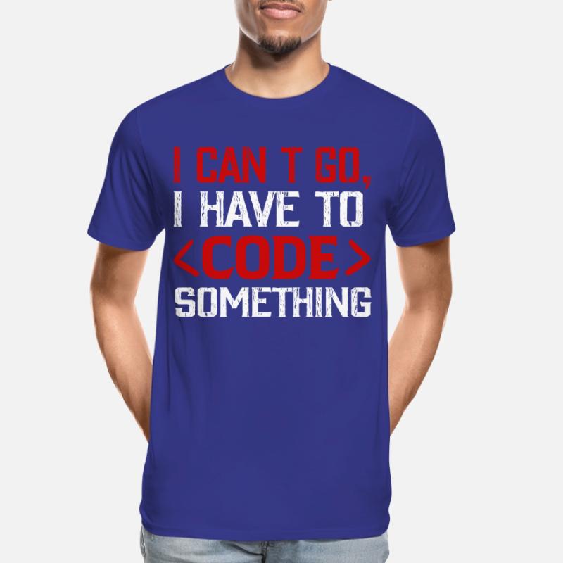 Programmer , Nerd , Computer Code Men's Premium Organic T-Shirt