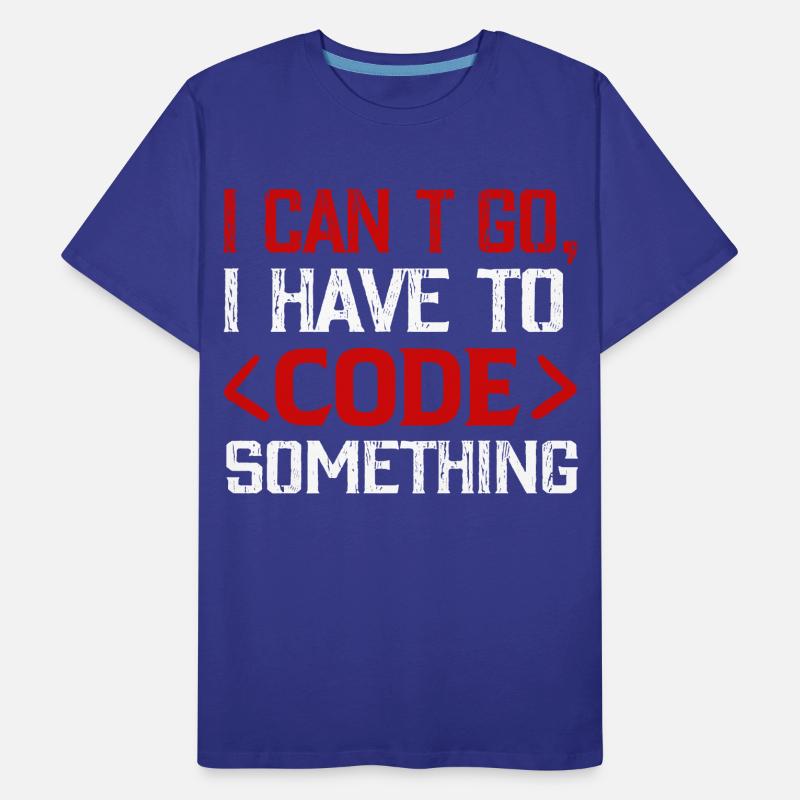Programmer , Nerd , Computer Code Men's Premium Organic T-Shirt