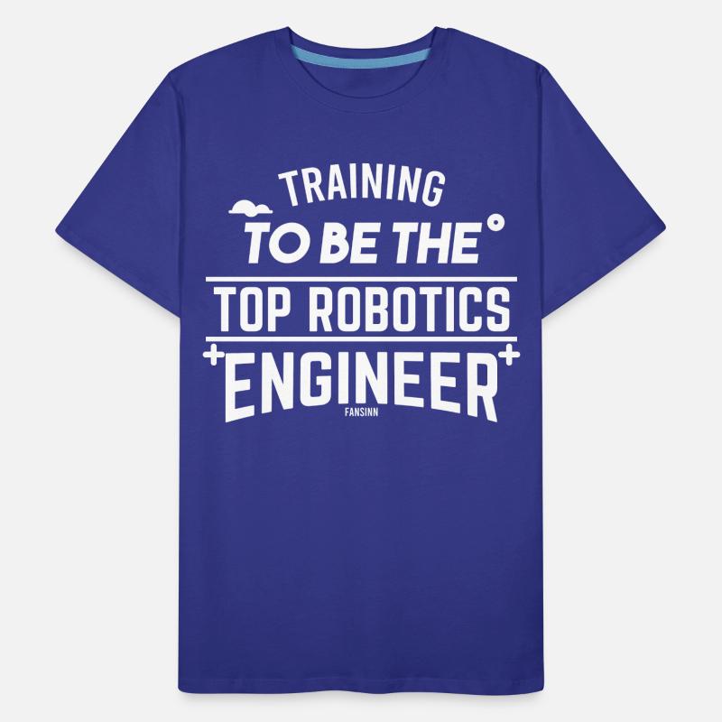 Robot Robot robotique nerd ordinateur T-shirt bio Premium Homme