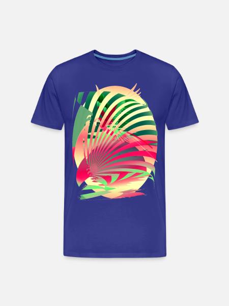 Sun Parrot Summer - Men's Premium Organic T-Shirt - royal blue