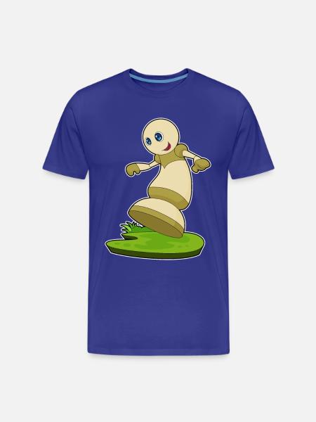 Pièces d’échecs pion échecs - T-shirt bio Premium Homme - bleu roi
