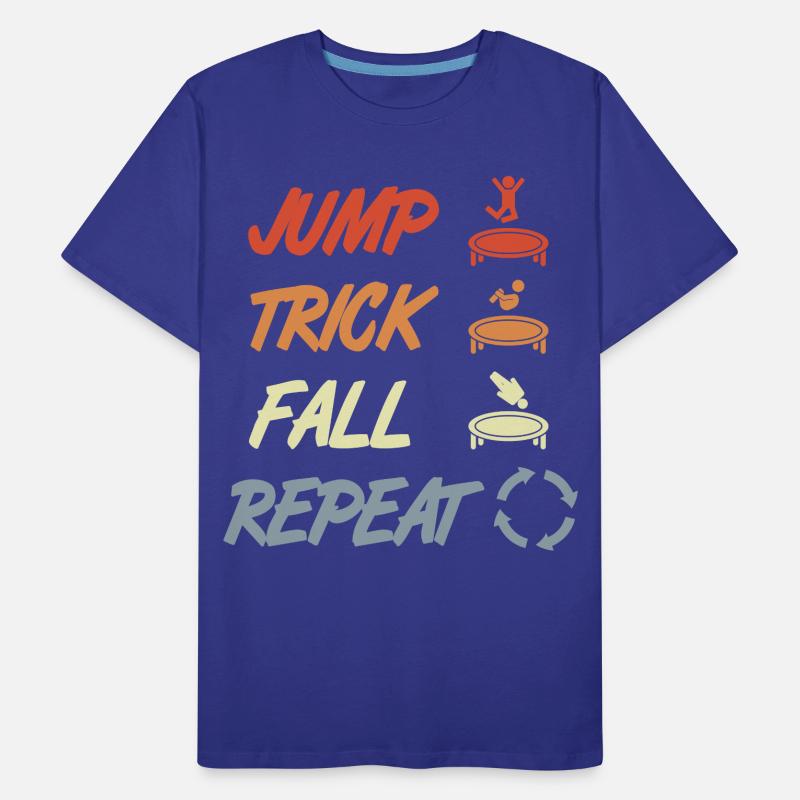 Trampoline Techniques Men's Premium Organic T-Shirt