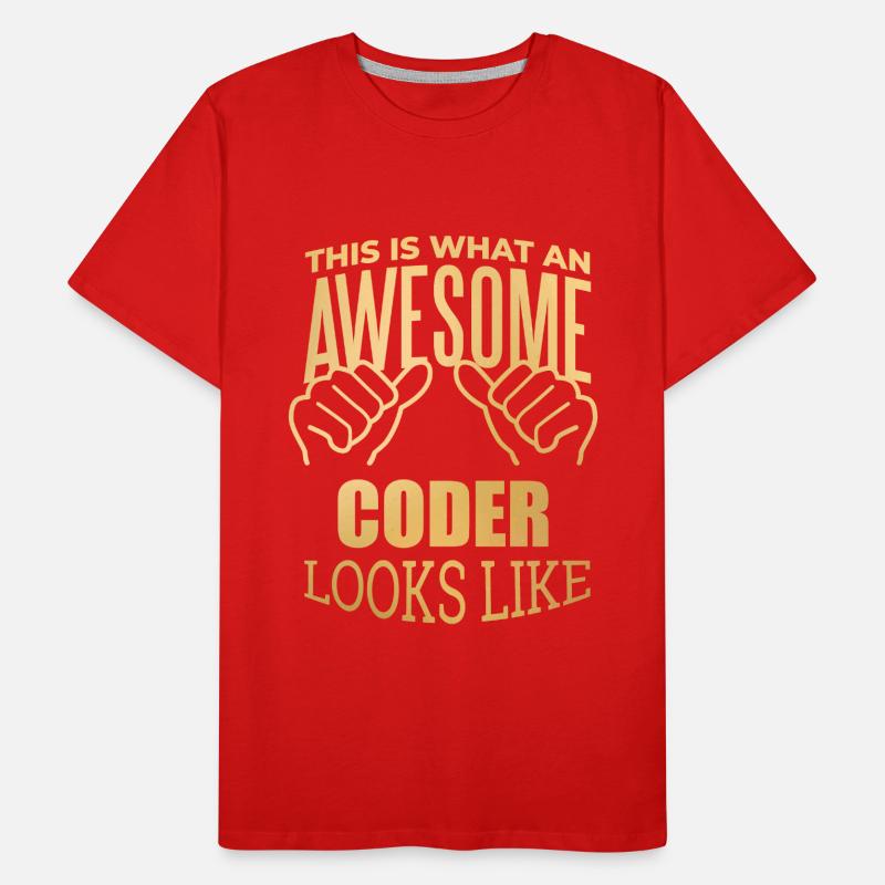 Coding Men's Premium Organic T-Shirt