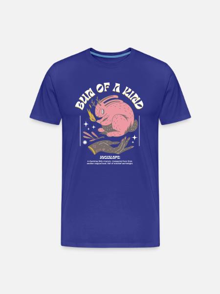 Jackalope mystique – Unique et magique - T-shirt bio Premium Homme - bleu roi
