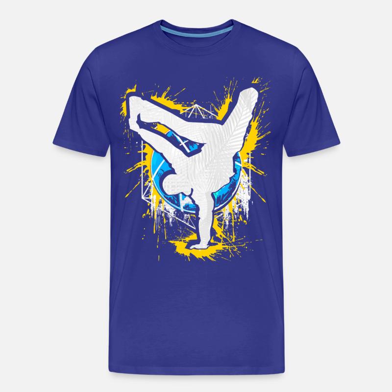 Breakdance Handstand Bboy - B-Boying Breakdancer - Männer Premium Bio T-Shirt - Königsblau