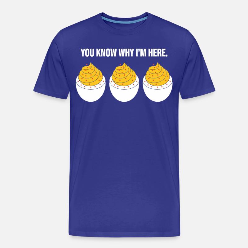 Gefüllte Eier - Männer Premium Bio T-Shirt - Königsblau