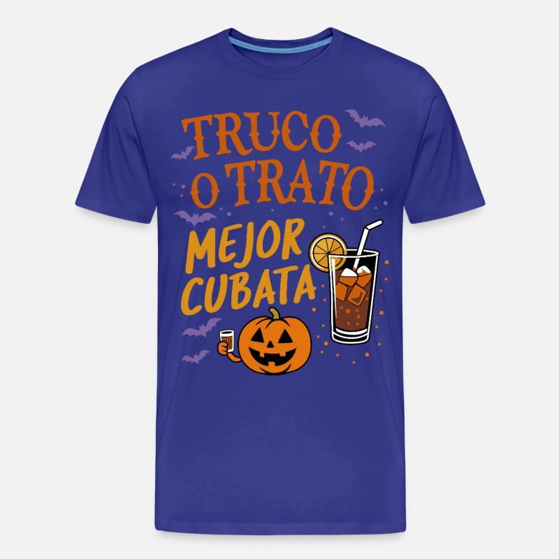 Süßes oder Saures Beste Cubata - Männer Premium Bio T-Shirt - Königsblau